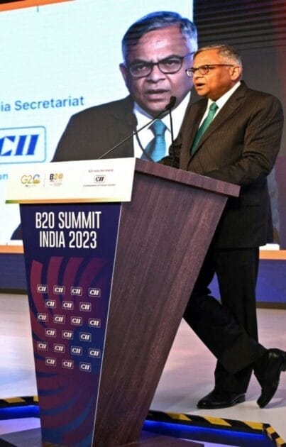 Delegates Address B20 Summit In New Delhi